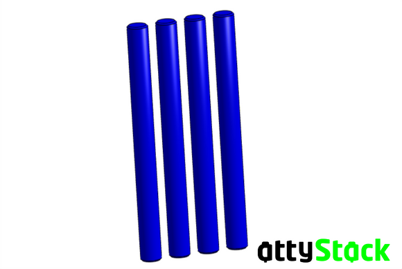 Additional 4 x 80mm attyRods (Ideal for 21700 attyTrays)